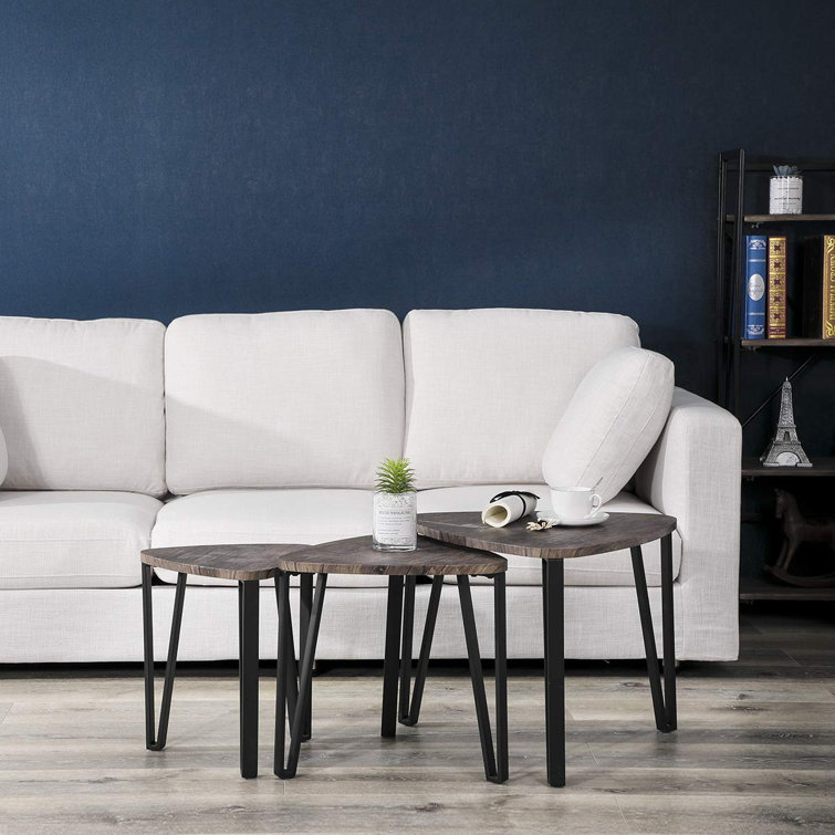 Wrought Studio Nyasia 3 Piece Coffee Table Set & Reviews Wayfair